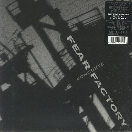 Concrete - Limited Edition Silver Blue & Purple Vinyl LP vinyl record cover