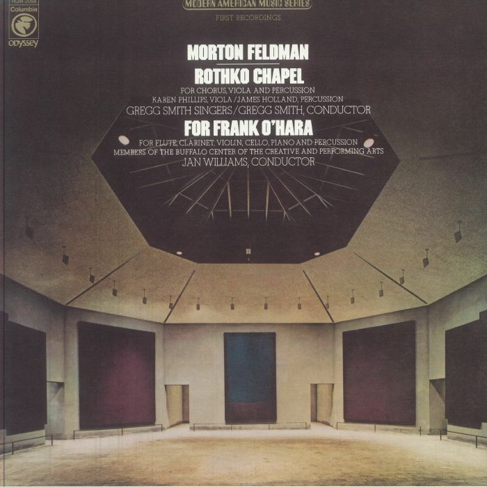 Rothko Chapel / For Frank O'Hara - 50th Anniversary Edition Vinyl LP vinyl record cover
