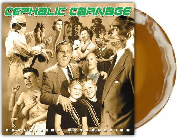 Exploiting Dysfunction - 25th Anniversary White & Gold Vinyl 2xLP vinyl record cover