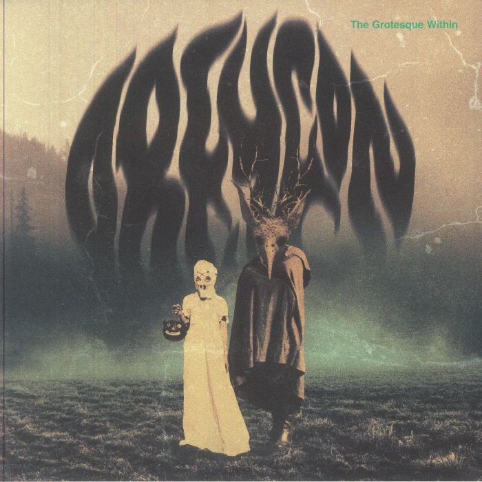 The Grotesque Within - Limited Edition Yellow Green Red Vinyl LP vinyl record cover