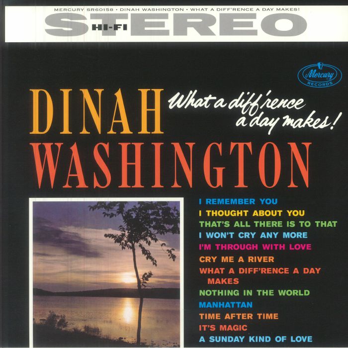 What A Diff'rence A Day Makes! - 180 Gram Vinyl LP vinyl record cover