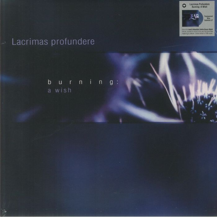 Burning: A Wish - Translucent Blue Vinyl LP vinyl record cover