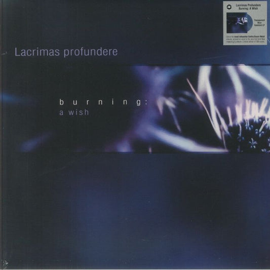 Burning: A Wish - Translucent Blue Vinyl LP vinyl record cover