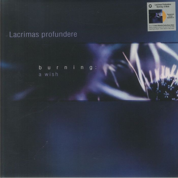 Burning: A Wish - Limited Edition Orange Vinyl LP vinyl record cover