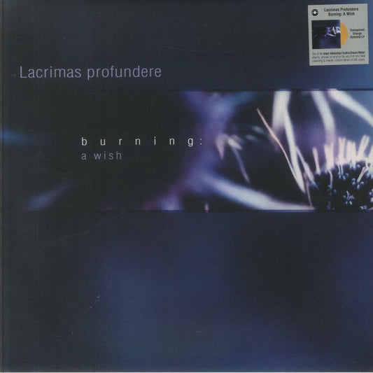 Burning: A Wish - Limited Edition Orange Vinyl LP vinyl record cover