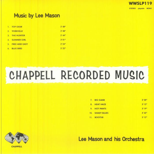 Music By Lee Mason (remastered) - Vinyl LP vinyl record cover