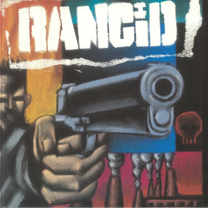 Rancid - Limited Edition Sea Blue & Ox Blood Galaxy Vinyl LP vinyl record cover