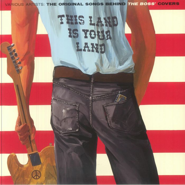 This Land Is Your Land: The Original Songs Behind The Boss' Covers - Limited Edition Blue Vinyl LP vinyl record cover