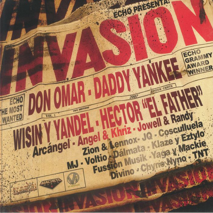 Echo Presenta: Invasion - 2xLP vinyl record cover