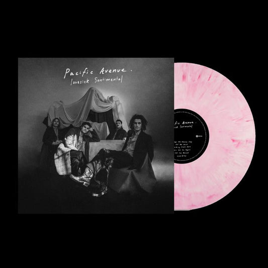 Lovesick Sentimental - Pink Marbled Vinyl LP vinyl record cover