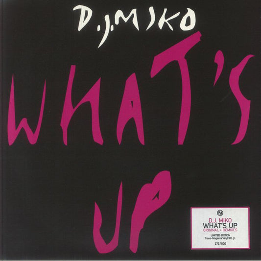 What's Up - Magenta Vinyl Single vinyl record cover