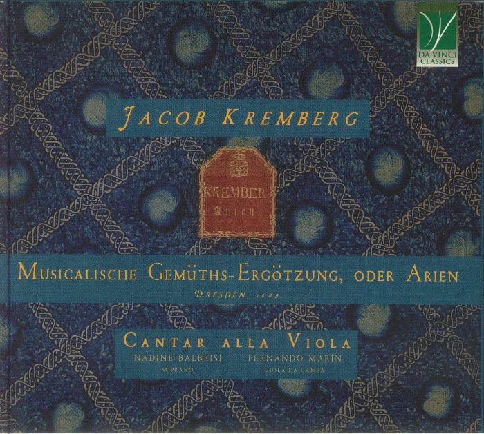 Musicalische Gemüths-Ergötzung, oder Arien, Dresden, 1689 - 3CD CD cover