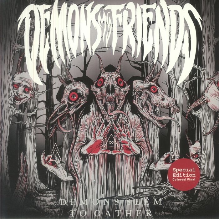Demons Seem To Gather - Limited Edition Red Marbled Vinyl LP vinyl record cover