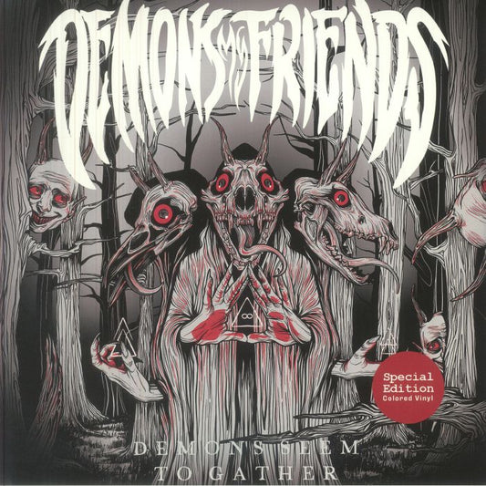 Demons Seem To Gather - Limited Edition Red Marbled Vinyl LP vinyl record cover