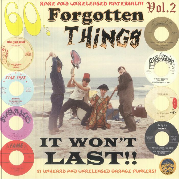 60's Forgotten Things Vol 2: It Won't Last!! - Vinyl LP vinyl record cover