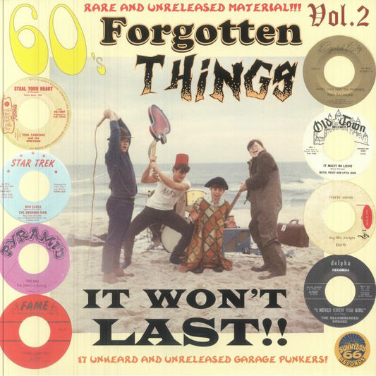 60's Forgotten Things Vol 2: It Won't Last!! - Vinyl LP vinyl record cover