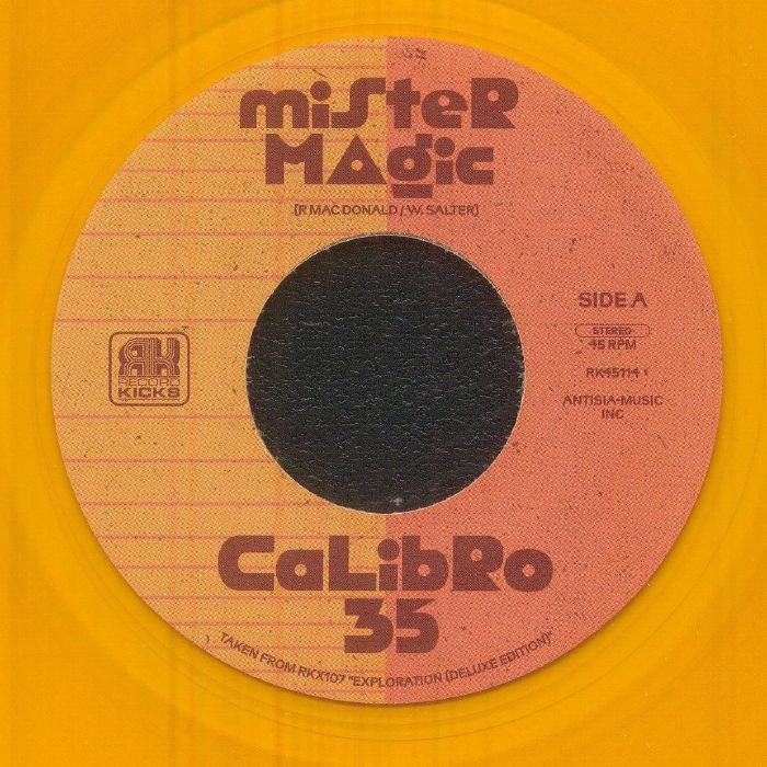 Mister Magic - Clear Orange Vinyl Single vinyl record cover