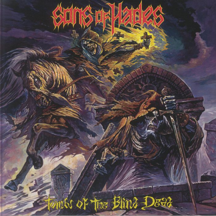Tombs Of The Blind Dead - Sea Blue Vinyl LP vinyl record cover