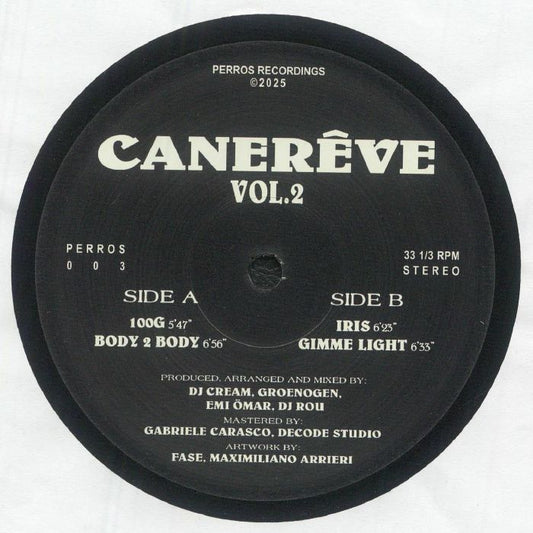 Canereve Vol 2 - Vinyl EP vinyl record cover