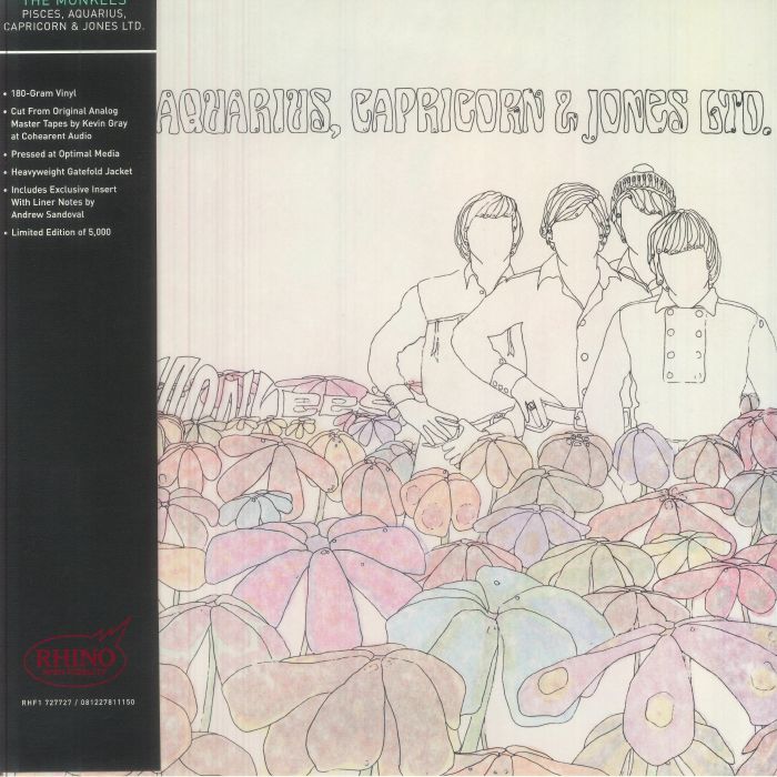 Pisces Aquarius Capricorn & Jones Ltd - Limited Edition Vinyl LP vinyl record cover