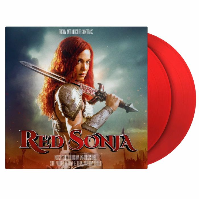 Red Sonja (Soundtrack) - Limited Edition Red Vinyl 2xLP vinyl record cover