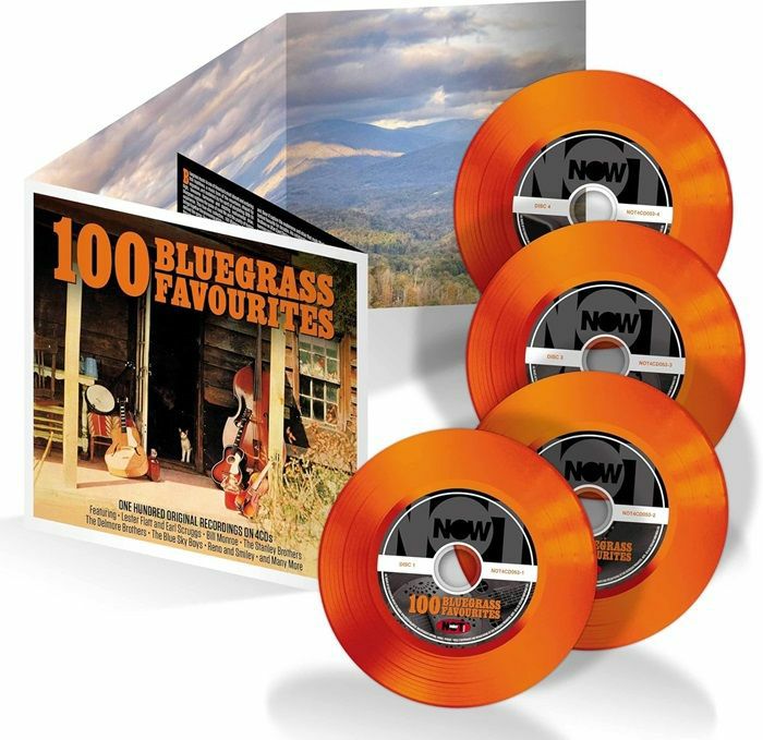 100 Bluegrass Favourites - 4CD CD cover