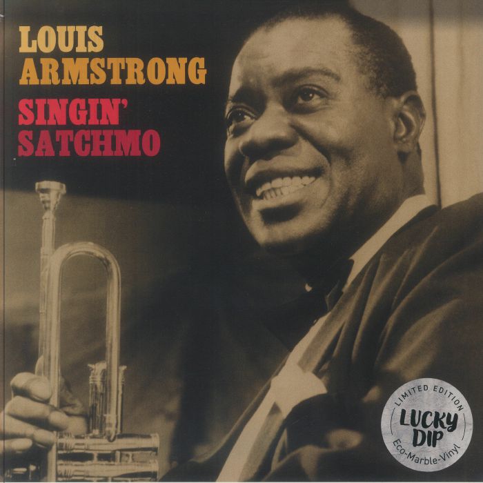 Singin' Satchmo - Limited Edition Marbled Eco Vinyl 2xLP vinyl record cover