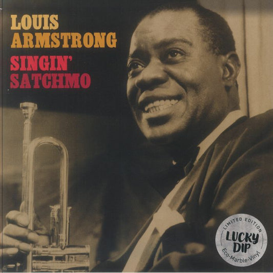 Singin' Satchmo - Limited Edition Marbled Eco Vinyl 2xLP vinyl record cover