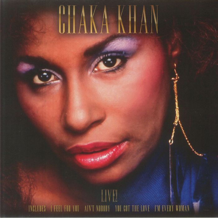 Chaka Khan Live! - Limited Edition Coloured Vinyl LP vinyl record cover
