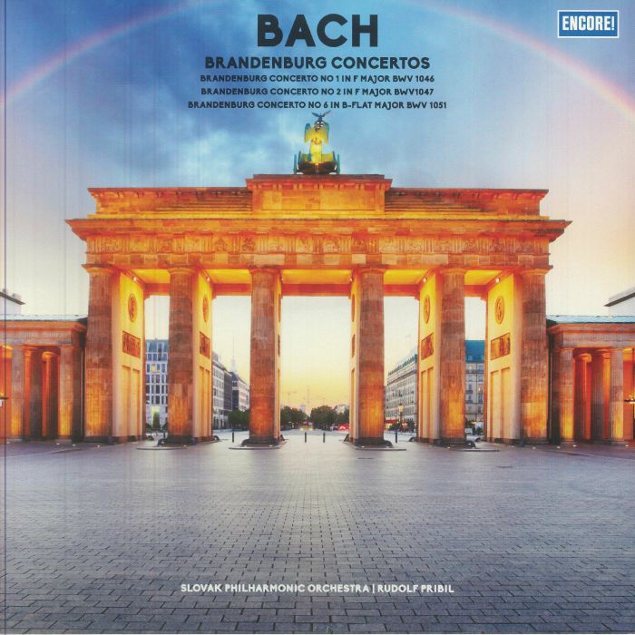 Brandenburg Concertos - Limited Edition Marbled Vinyl LP vinyl record cover