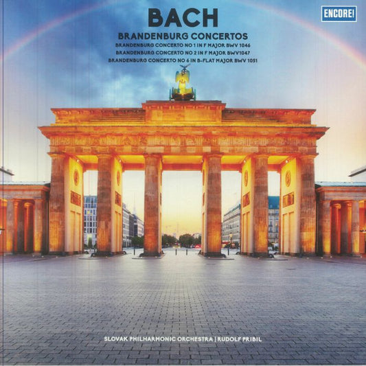Brandenburg Concertos - Limited Edition Marbled Vinyl LP vinyl record cover