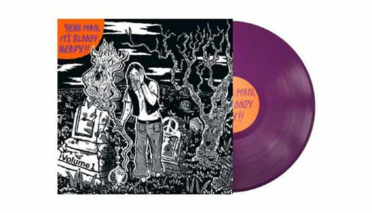 Yeah Man It's Bloody Heavy!! - Limited Edition Purple Vinyl LP vinyl record cover