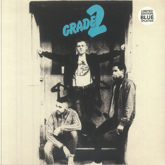 Grade 2 - Blue Splattered Vinyl LP vinyl record cover