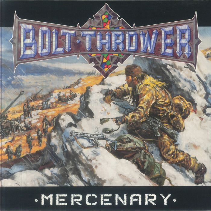 Mercenary - Limited Edition White Vinyl LP vinyl record cover