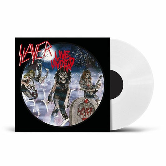 Live Undead - Limited Edition White Vinyl LP vinyl record cover