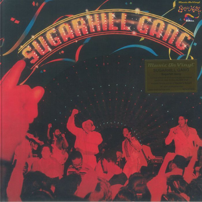 Sugarhill Gang - Limited Edition Clear And Blue Marbled Vinyl LP vinyl record cover