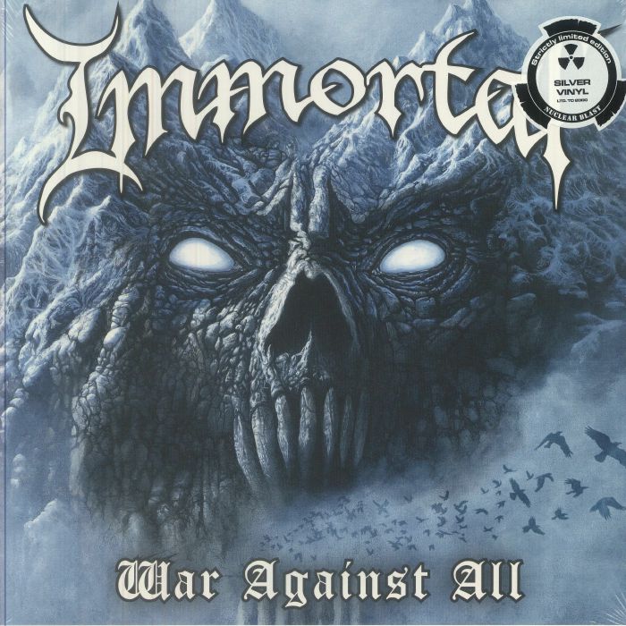War Against All - Limited Edition Silver Vinyl LP vinyl record cover