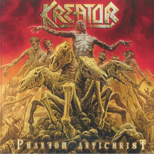 Phantom Antichrist - Limited Edition Yellow Vinyl 2xLP vinyl record cover