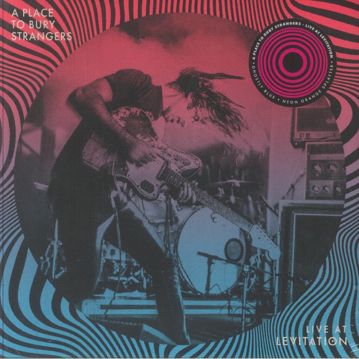 Live At Levitation - Limited Edition Orange & Blue Marbled Vinyl LP vinyl record cover