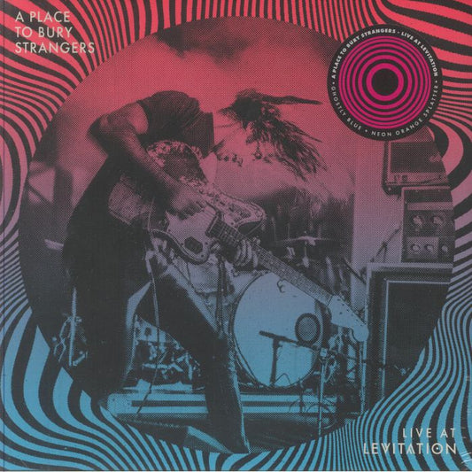 Live At Levitation - Limited Edition Orange & Blue Marbled Vinyl LP vinyl record cover