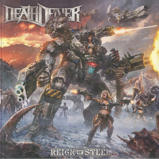Reign Of Steel - Limited Edition Sunburst Vinyl LP vinyl record cover