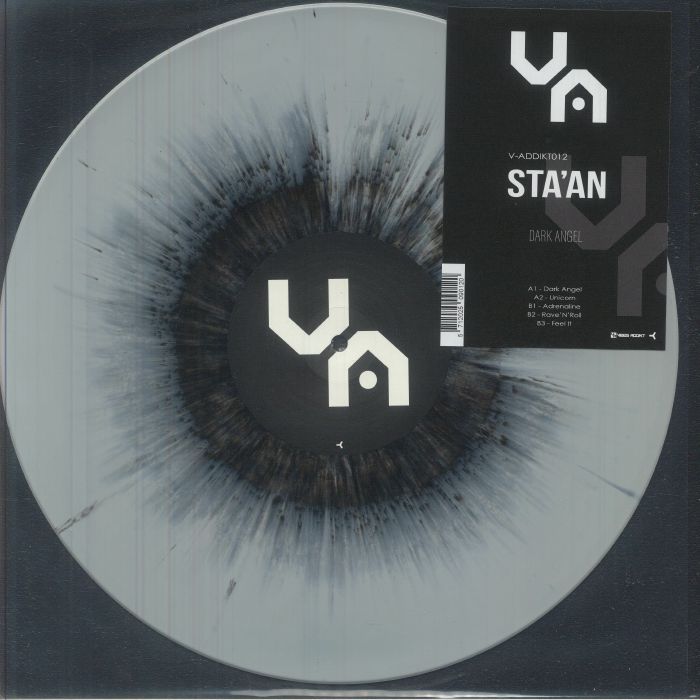 Dark Angel - Grey Splattered Vinyl EP vinyl record cover