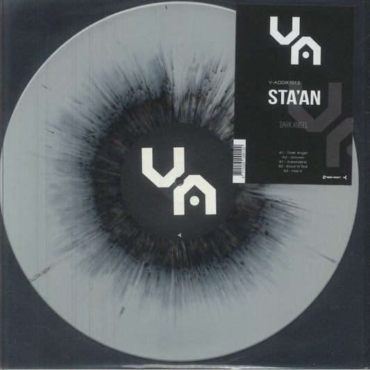 Dark Angel - Grey Splattered Vinyl EP vinyl record cover