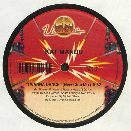I Wanna Dance - Vinyl Single vinyl record cover