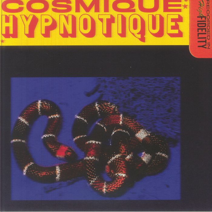 Cosmique Hypnotique - Yellow Marbled Vinyl LP vinyl record cover