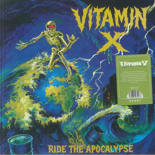 Ride The Apocalypse - Lime Green Vinyl LP vinyl record cover