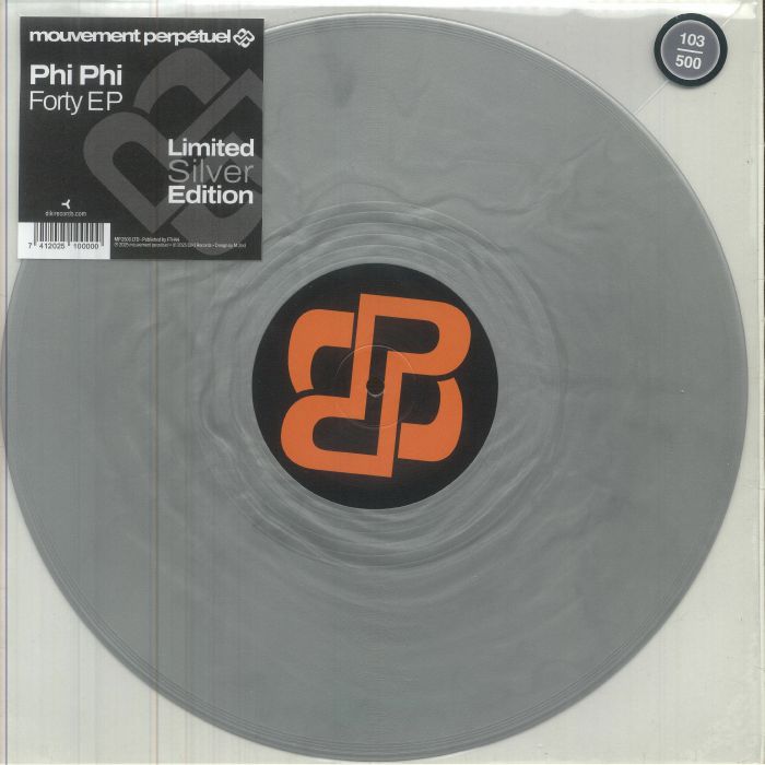Forty EP - Limited Edition Silver Vinyl EP vinyl record cover