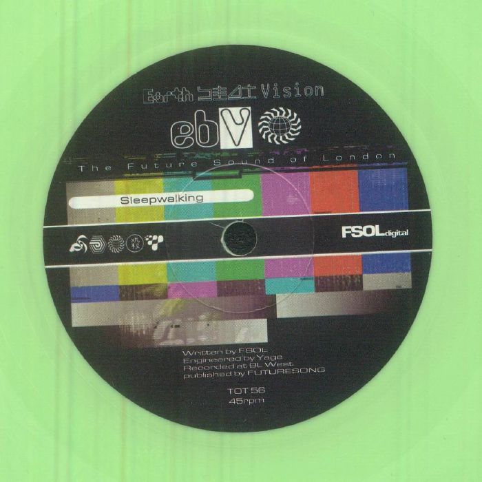 Sleepwalking - Limited Edition Green Vinyl Single vinyl record cover
