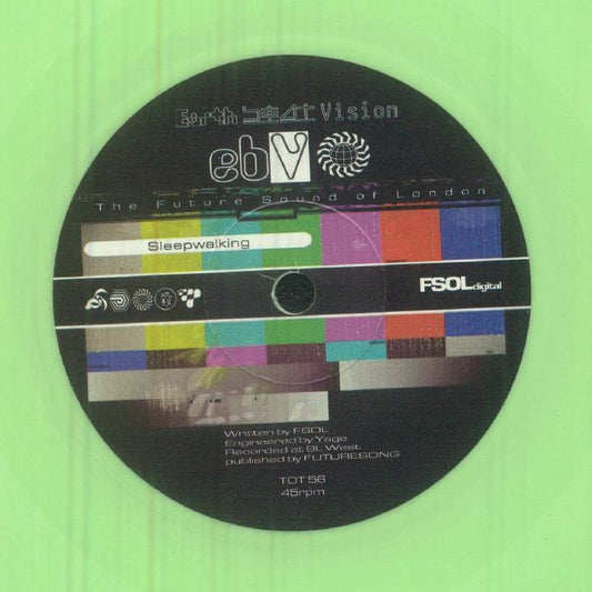 Sleepwalking - Limited Edition Green Vinyl Single vinyl record cover