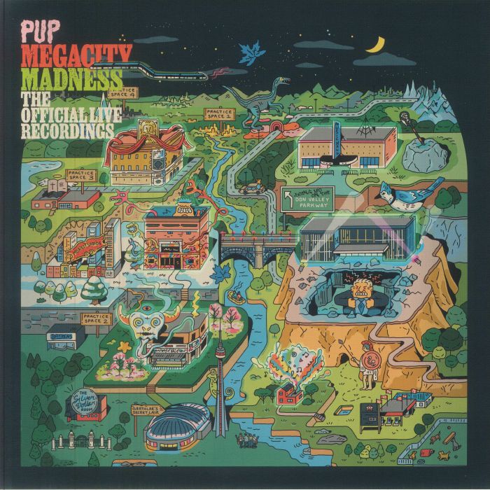 Megacity Madness: The Official Live Recordings - Skittles Vinyl LP vinyl record cover